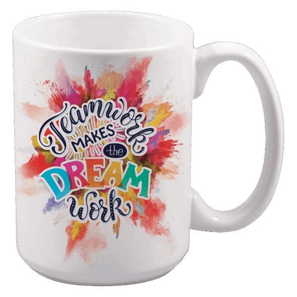 15 oz. White Sublimatable Ceramic Mug