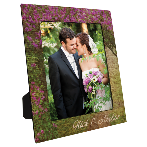8" x 10" Sublimatable Burlap Photo Frame