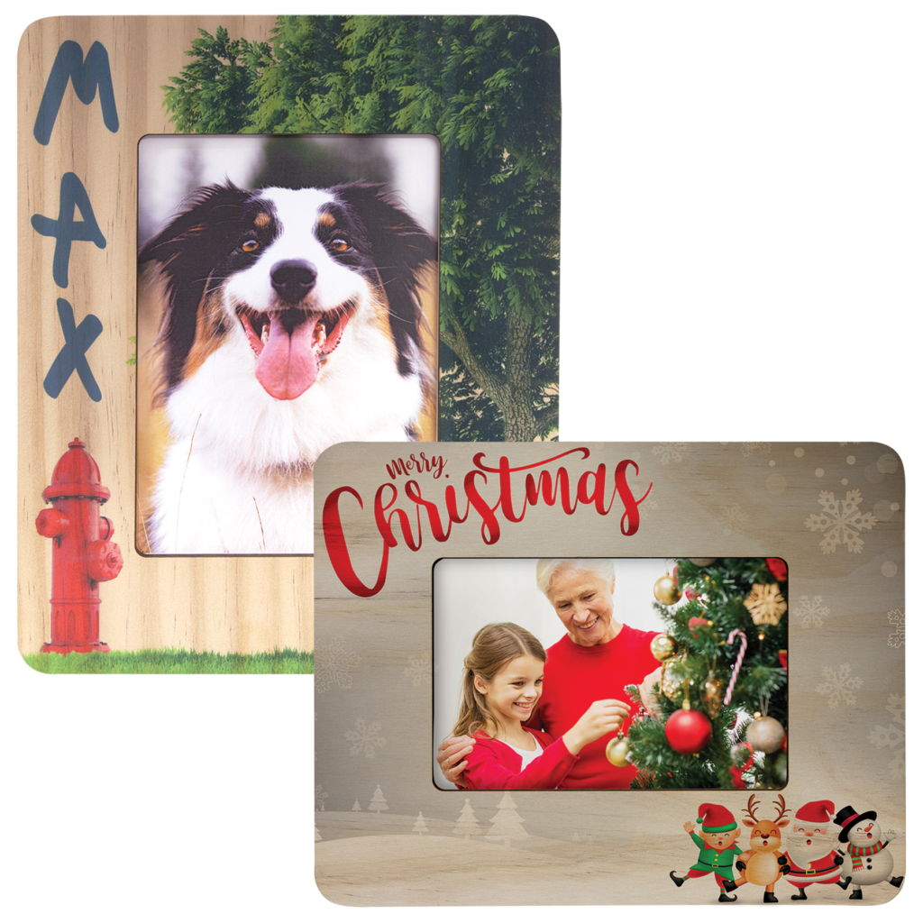 Sublimatable Wood Photo Frame Sample Set