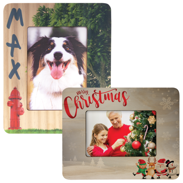 Sublimatable Wood Photo Frame Sample Set