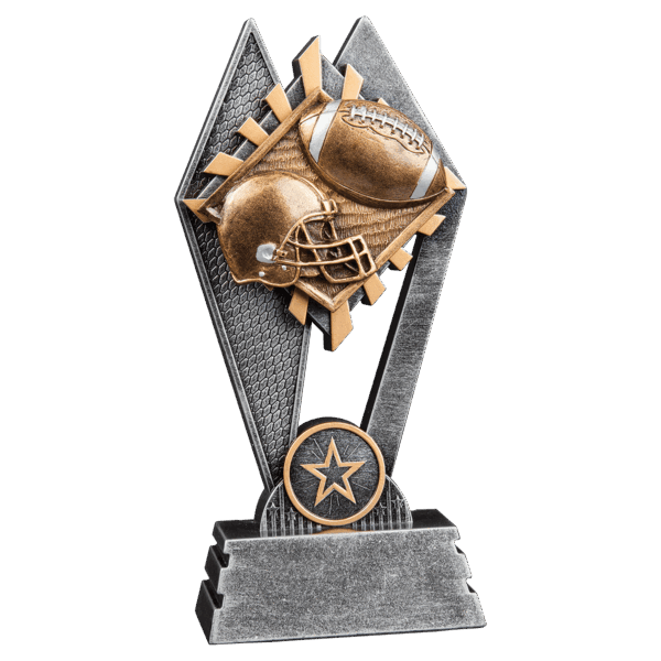 7" Football Sun Ray Award