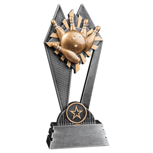 8" Bowling Sun Ray Award