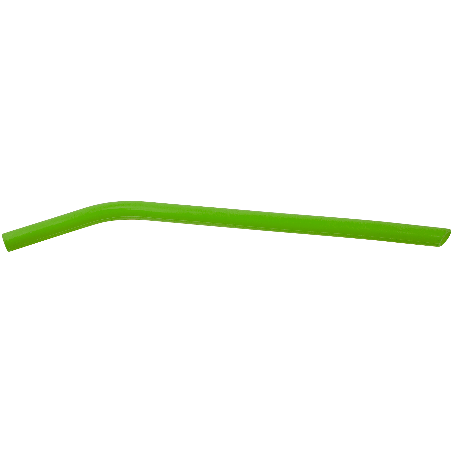 10" Green Large Silicone Straw
