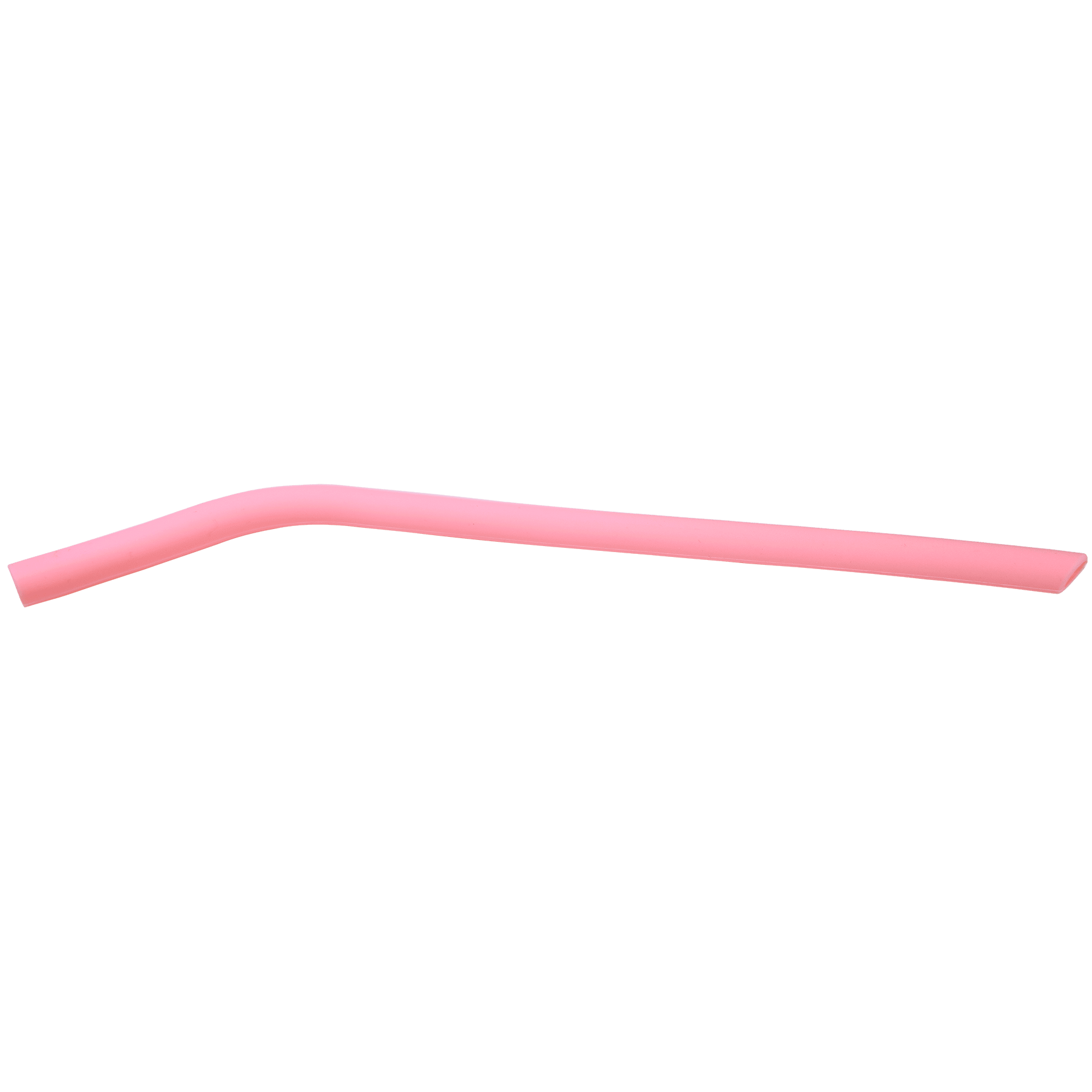 10" Pink Large Silicone Straw