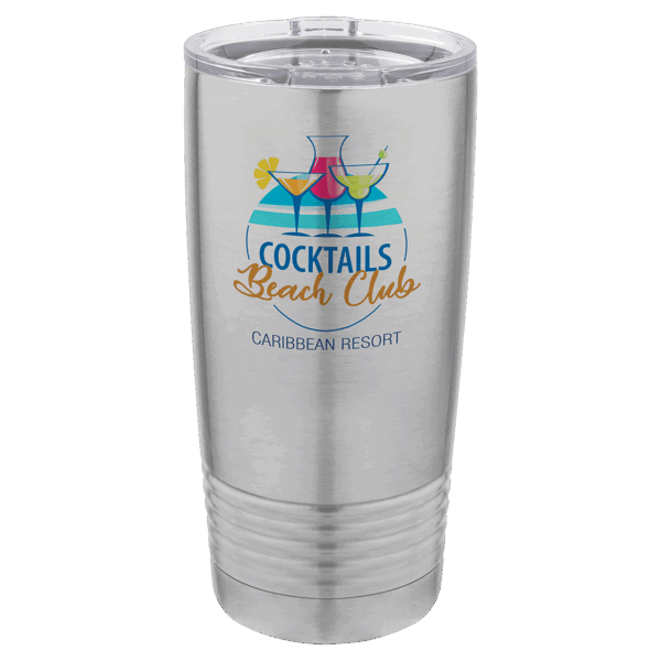 Sublimatable Polar Camel 20 oz. Stainless Steel Vacuum Insulated Tumbler w/Lid