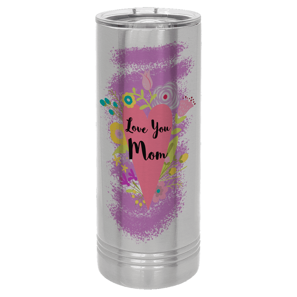 Polar Camel 22 oz. Stainless Steel Sublimatable Skinny Tumbler with Slider Lid