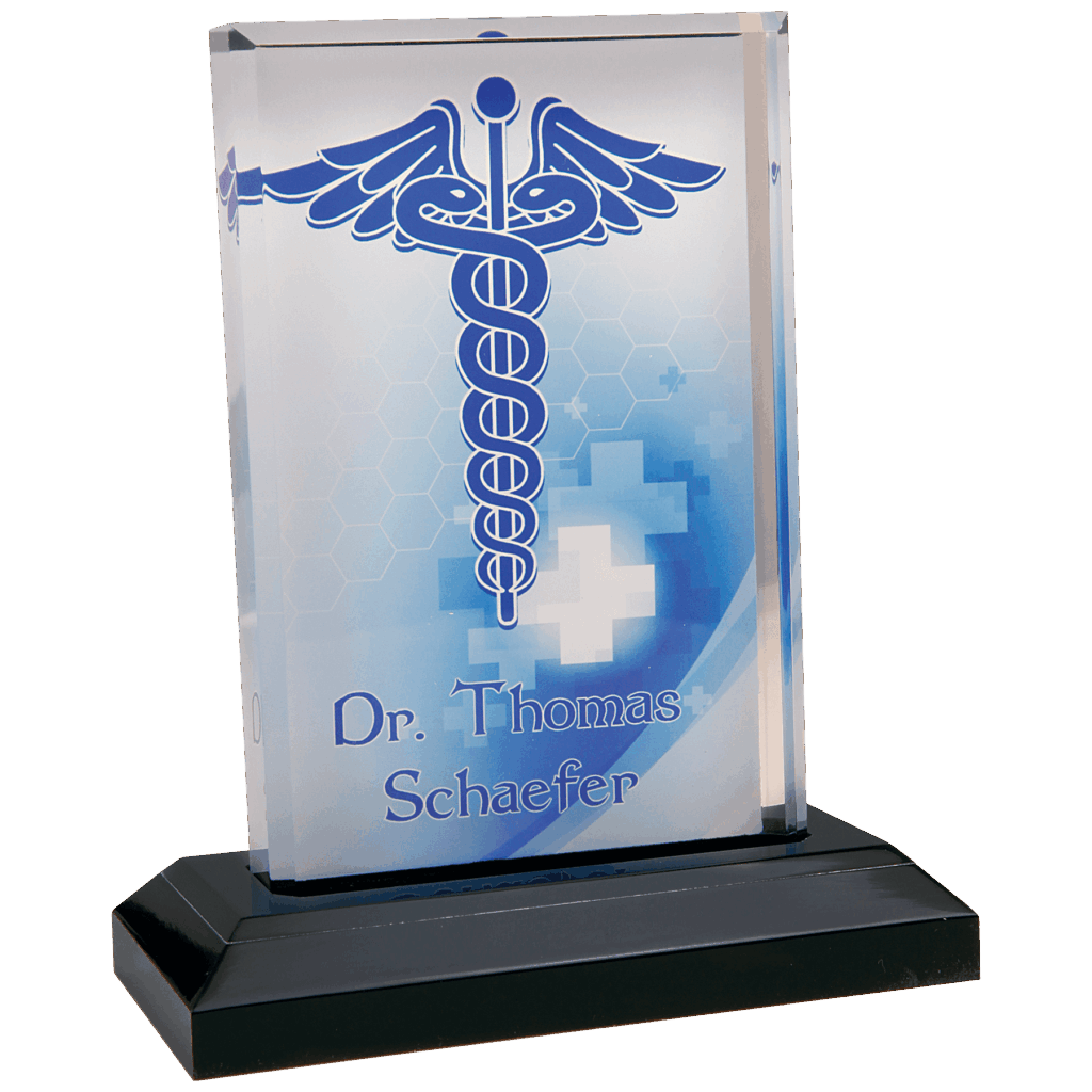 5" x 6" Sublimatable Rectangle Beveled Impress Acrylic