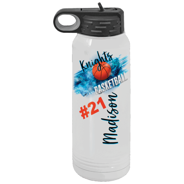 30 oz. White Sublimatable Polar Camel Water Bottle