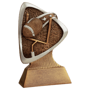 5 1/2" Football Triad Resin
