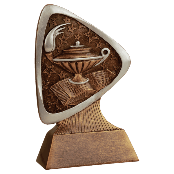 5 1/2" Lamp of Knowledge Triad Resin
