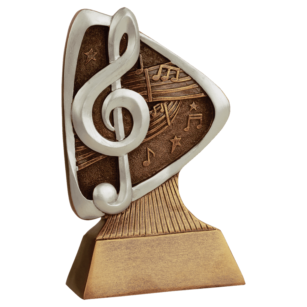 5 1/2" Music Triad Resin