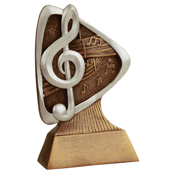 5 1/2" Music Triad Resin
