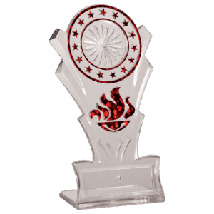 8" Red Star Torch Stand