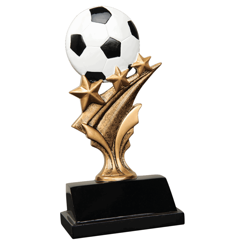 5 1/2" Soccer Tri Star Resin