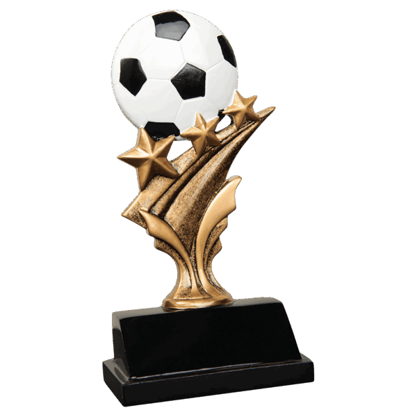 5 1/2" Soccer Tri Star Resin