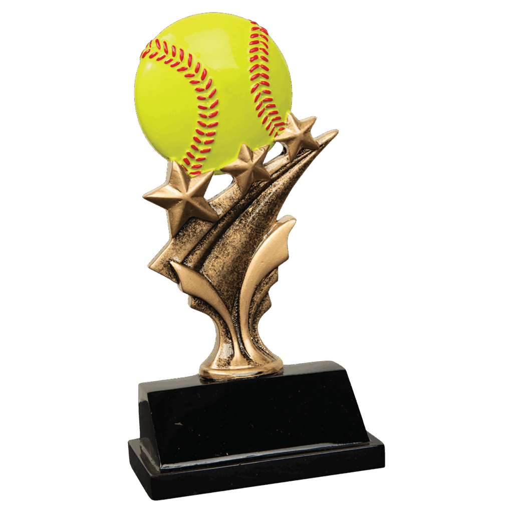 5 1/2" Softball Tri Star Resin