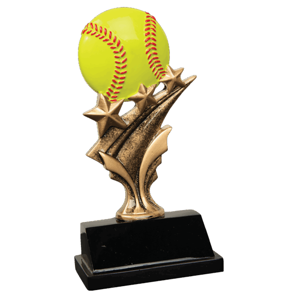 5 1/2" Softball Tri Star Resin