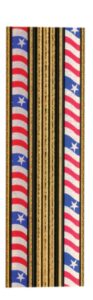 45" Flag/Gold Rectangular Twist Trophy Column