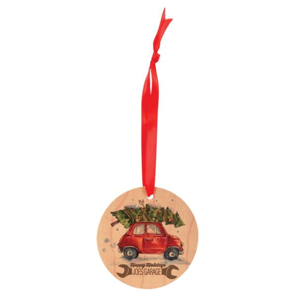 2.75" Round Matte Maple Unisub Sublimatable Ornament