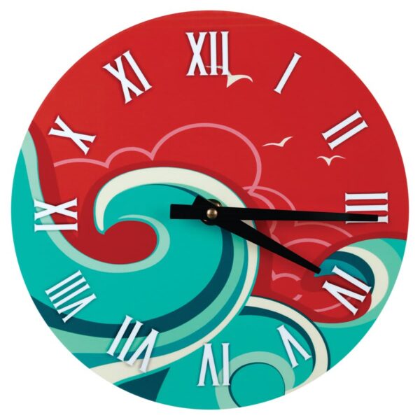 8.125" Unisub White Sublimatable Round Clock Kit