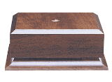 5 1/2" x 2 1/8" Value Cherry Finish Cup Base