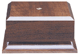 4" x 2 1/8" Value Cherry Finish Cup Base