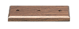 2 1/2" x 7 1/2" x 5/8" Value Cherry Finish Economy 2-Post Lid