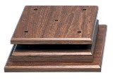 9" x 9" x 1 3/4" Value Cherry Finish Economy 4-Post Set