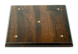 7 1/4" x 7 1/4" x 5/8" Value Cherry Finish Slant Front 4-Post Lid Only