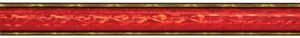 45" Red/Gold Round Vapor Column