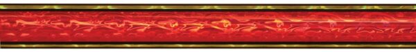 45" Red/Gold Round Vapor Column