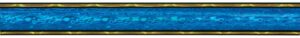 45" Blue/Gold Round Vapor Column