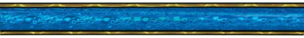 45" Blue/Gold Round Vapor Column