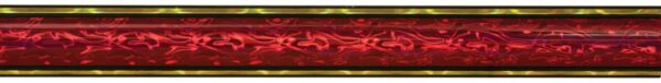 45" Maroon/Gold Round Vapor Column
