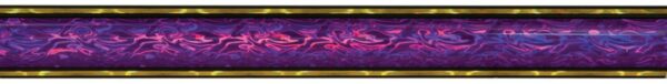45" Purple/Gold Round Vapor Column