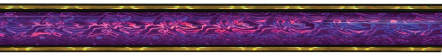 45" Purple/Gold Round Vapor Column