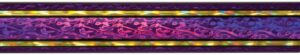 45" Purple/Gold Rectangular Vapor Column