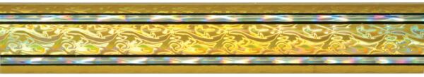 45" Gold/Silver Rectangular Vapor Column