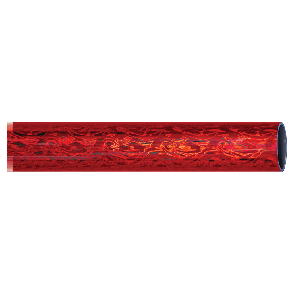 45" Round Red Vapor Full Wrap Trophy Column