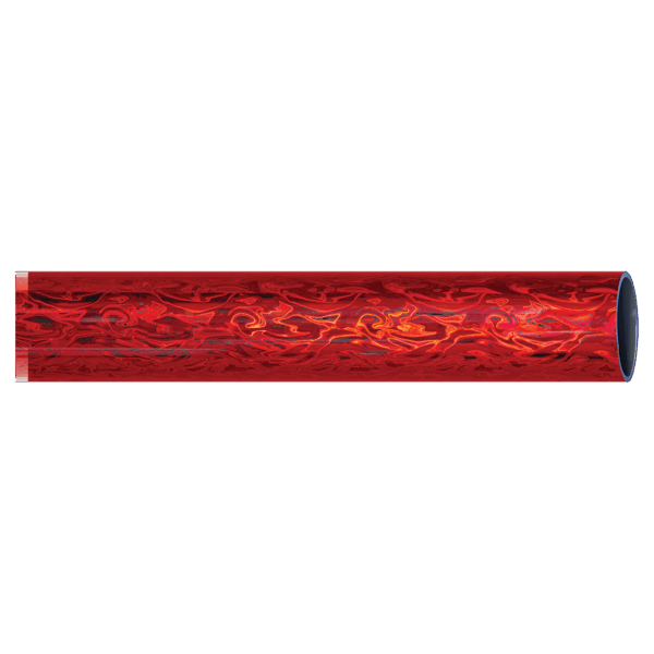 45" Round Red Vapor Full Wrap Trophy Column