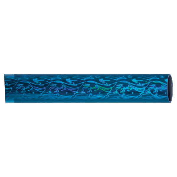 45" Round Blue Vapor Full Wrap Trophy Column