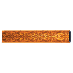 45" Round Orange Vapor Full Wrap Trophy Column