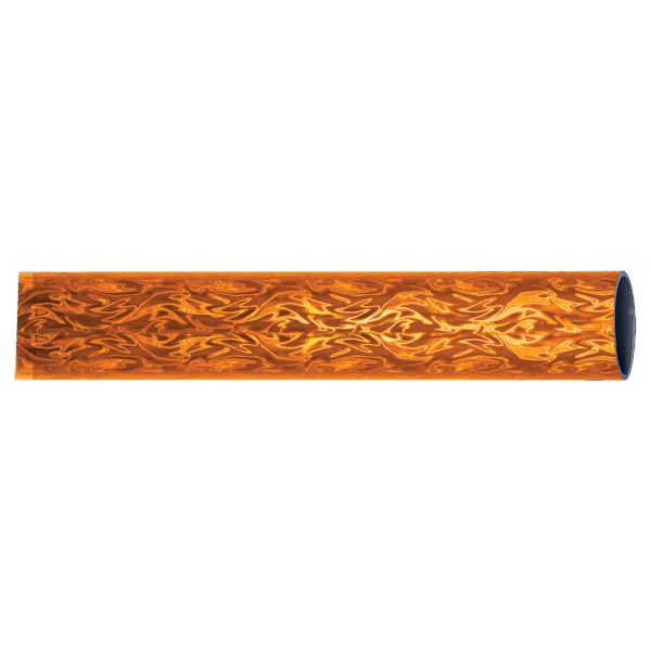 45" Round Orange Vapor Full Wrap Trophy Column