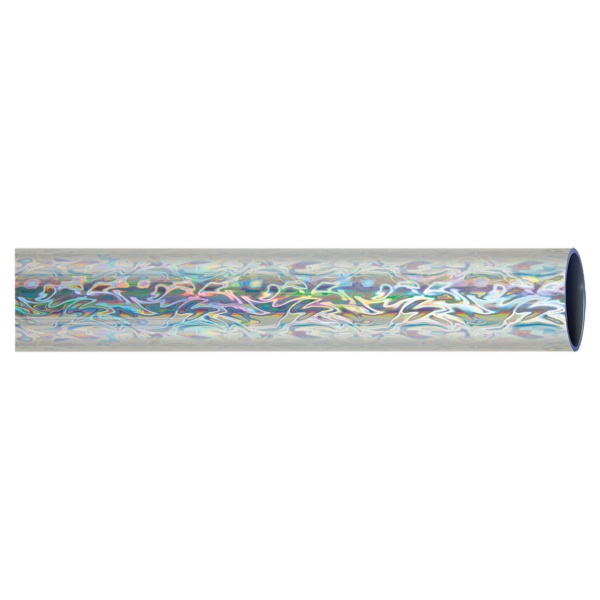 45" Round Silver Vapor Full Wrap Trophy Column