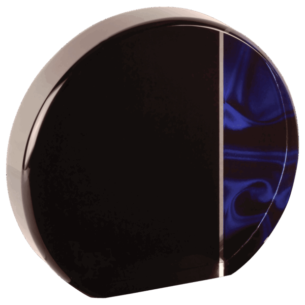 5" Round Blue Velvet Acrylic