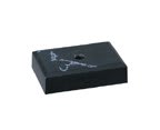 2" x 3" Black Marble Centerhole Countersunk Weighted Plastic Lid