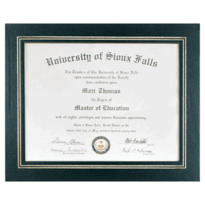 13 1/4" x 10 3/4" Black Certificate Holder