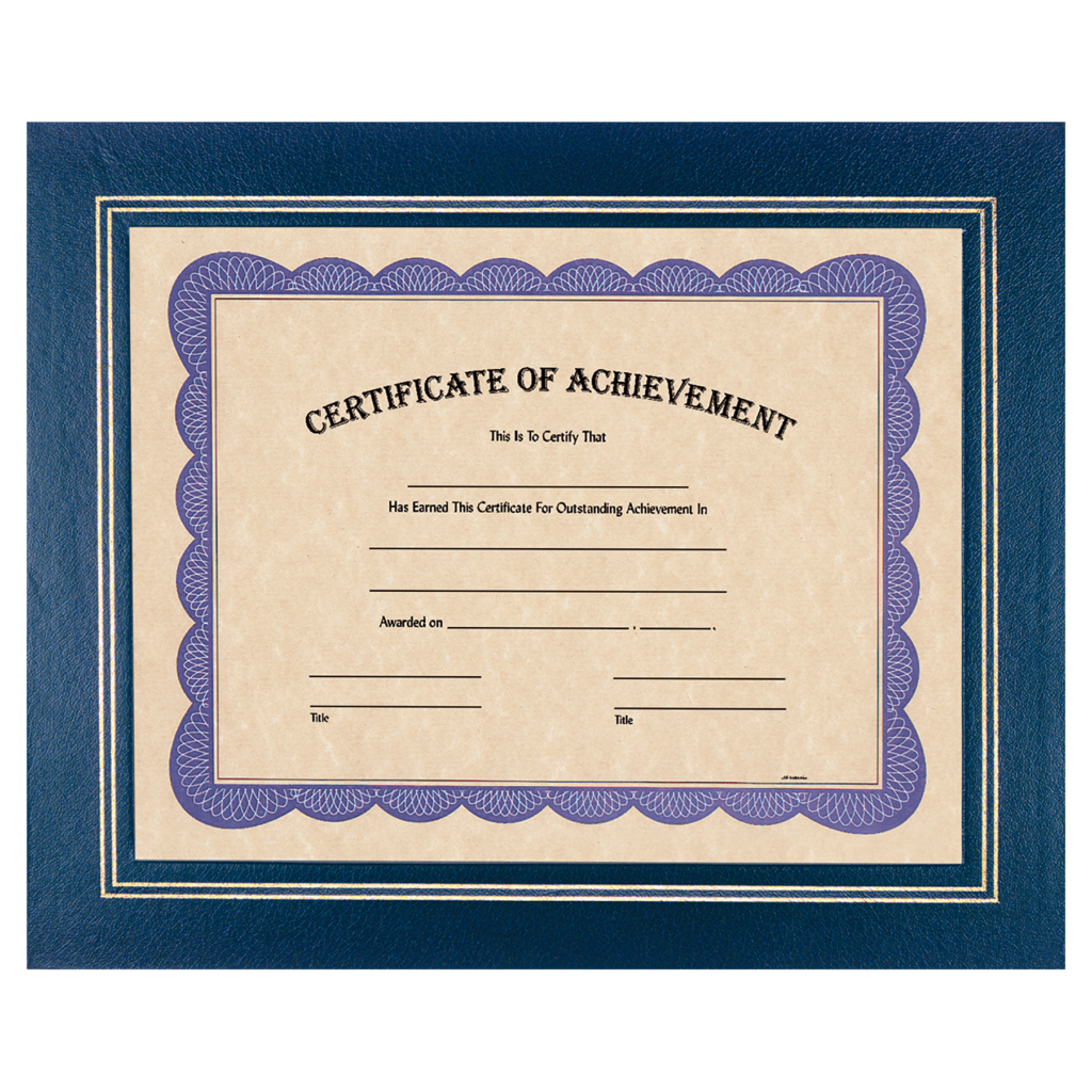 13 1/4" x 10 3/4" Blue Certificate Holder
