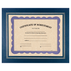 13 1/4" x 10 3/4" Blue Certificate Holder