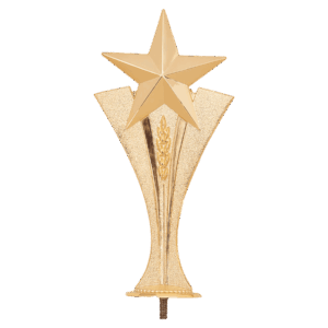 7 1/2" Gold Star Riser Casting with Stud